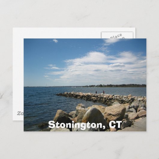 Stonington, CT Postkarte (Vorne/Hinten)