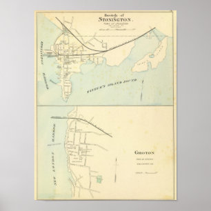 Stonington, Groton Poster