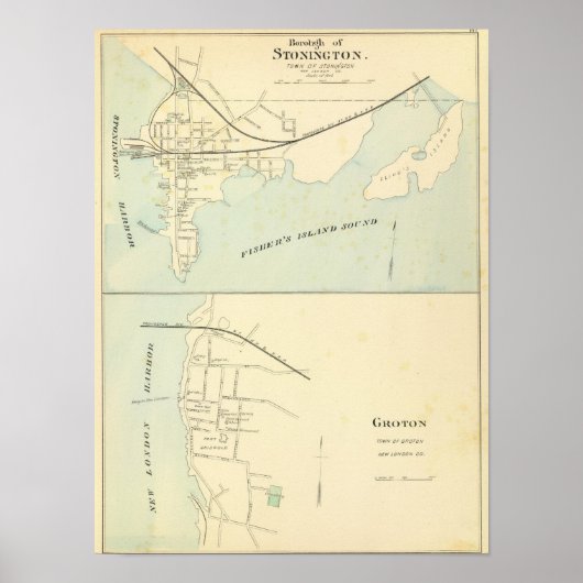 Stonington, Groton Poster (Vorne)
