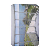 Stonington Harbour Lighthouse, Connecticut Bath Ma Badematte (Vorderseite Vertikal)