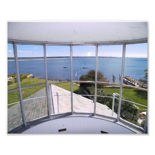 Stonington Harbour Lighthouse, Connecticut Foto (Vorne)