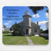 Stonington Harbour Lighthouse, Connecticut Mousepa Mousepad (Vorne)