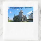 Stonington Harbour Lighthouse, Connecticut Sticker (Tasche)