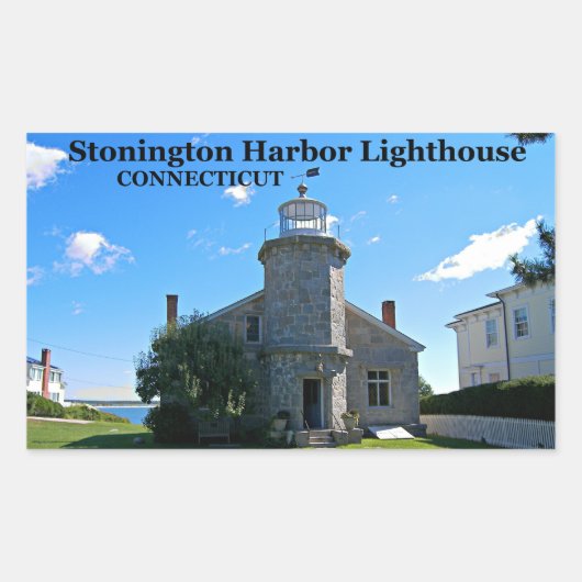 Stonington Harbour Lighthouse, Connecticut Sticker (Vorderseite)