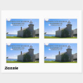 Stonington Harbour Lighthouse, Connecticut Sticker (Blatt)