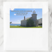 Stonington Harbour Lighthouse, Connecticut Sticker (Tasche)