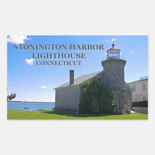 Stonington Harbour Lighthouse, Connecticut Sticker (Vorderseite)