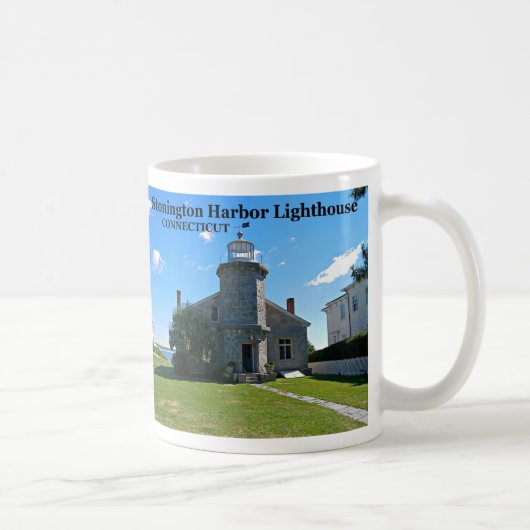 Stonington Harbour Lighthouse, Connecticut Tasse (Rechts)