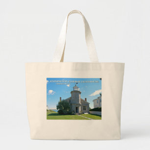 Stonington Harbour Lighthouse, Connecticut Tote Ba Jumbo Stoffbeutel