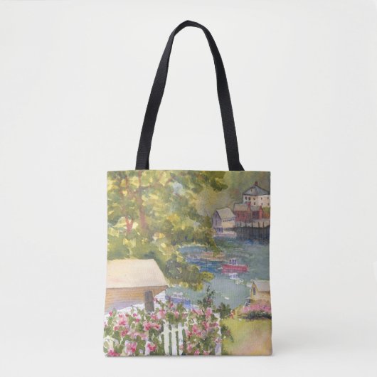 Stonington Maine Ansicht Tasche (Vorderseite)
