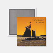 Stonington Sihouette Magnet (Vorderseite/Rückseite)