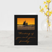 Stonington Silhouette Karte (Gelbe Blume)