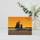 Stonington Silhouette Postkarte (Stehend Vorderseite)