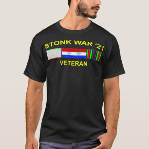 Stonk War 2021 Veteran Vielen Dank für Ihren Servi T-Shirt