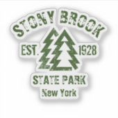 Stony Brook Staat Park New York Aufkleber (Vorderseite)