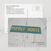Stony Creek Puppet House Postcard Postkarte (Vorne/Hinten)