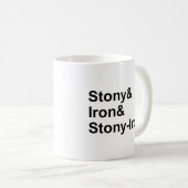 Stony & Iron & Stony-Iron | Meteoritenarten Kaffeetasse (VorderseiteRechts)