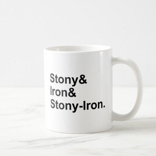 Stony & Iron & Stony-Iron | Meteoritenarten Kaffeetasse (Rechts)