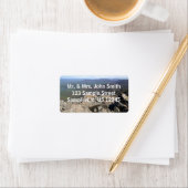 Stony Man Cliffs of Shenandoah National Park Adressaufkleber (Insitu)