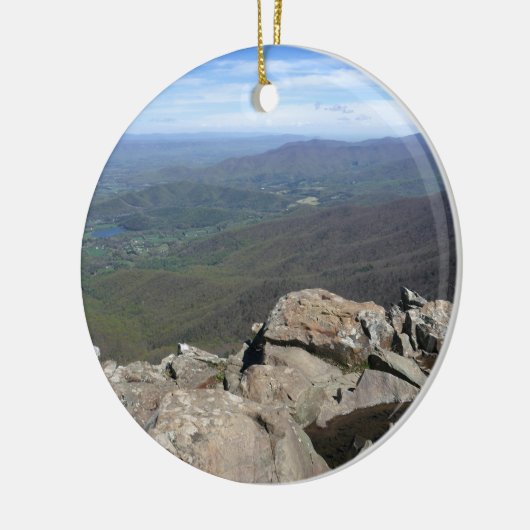 Stony Man Cliffs of Shenandoah National Park Keramik Ornament (Links)