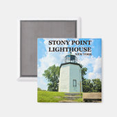 Stony Point Lighthouse, New York Magnet (Vorderseite/Rückseite)