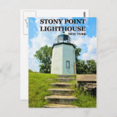 Stony Point Lighthouse, New York Postcard Postkarte (Vorne/Hinten)