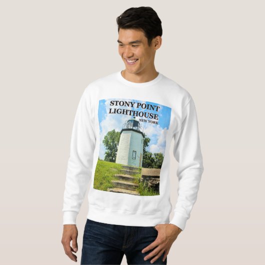 Stony Point Lighthouse, New York Sweatshirt (Vorne ganz)