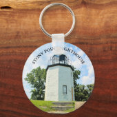 Stony Point Lighthouse, New Yorker Schlüsselanhäng Schlüsselanhänger (Vorderseite)