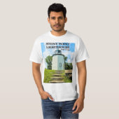 Stony Point Lighthouse, New Yorker T - Shirt (Vorne ganz)
