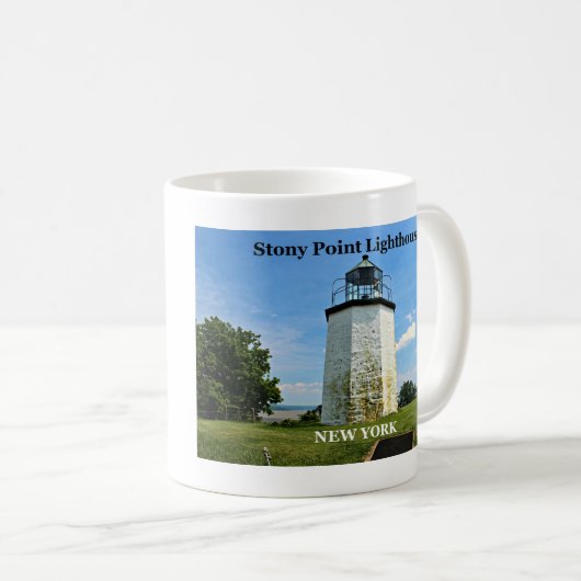 Stony Point Lighthouse, New Yorker Tasse (VorderseiteRechts)