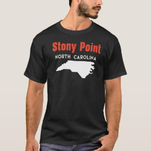 Stony Point North Carolina Usa Staat America Trave T-Shirt