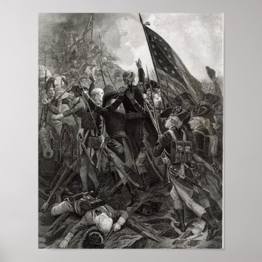 Stony Point stürmen, Juli 1779 Poster (Vorne)