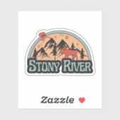 Stony River, Alaska Sticker (Blatt)