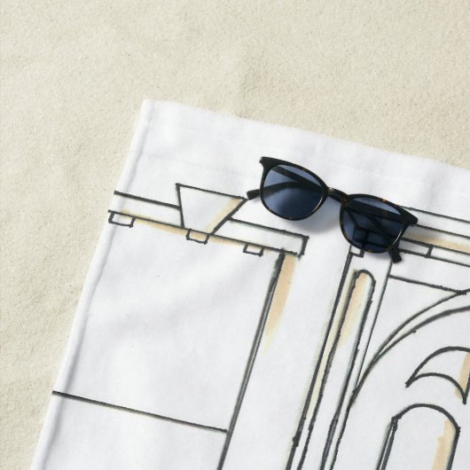 Stoop Stories Strandtuch (Beispiel)