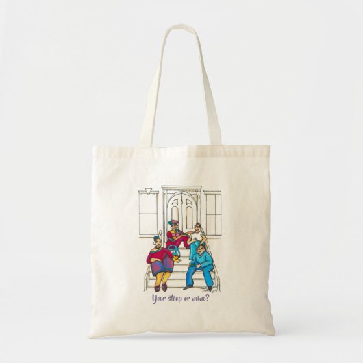 Stoop Stories Tote Bag Tragetasche (Vorne)