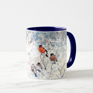Stoopendaal - Bullfinches, Kunstmalerei Tasse