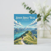 Stoos Schweiz Postkarte (Stehend Vorderseite)