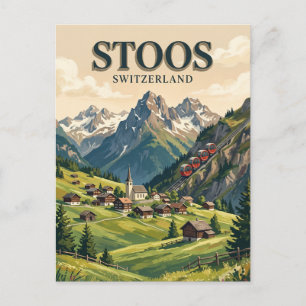 Stoos Schweiz Postkarte