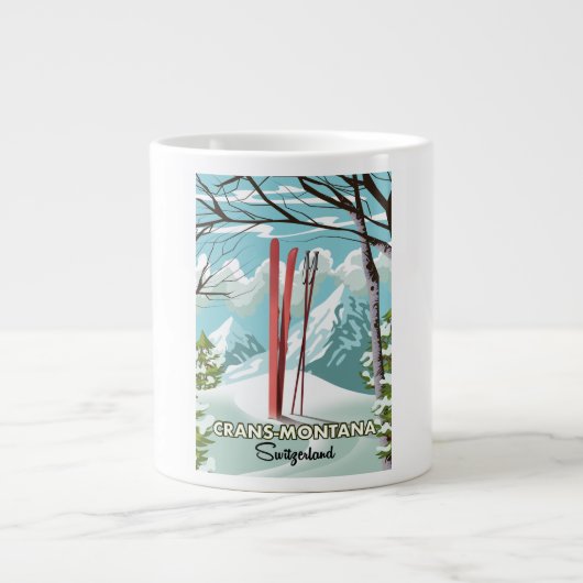 Stoos Schweiz Riesenkaffee Tasse (Vorderseite)