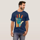 Stop 6 Feet Back Please T-Shirt (Vorne ganz)