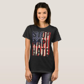 Stop AAPI Hate, Stop Asian Hate Flag T-Shirt (Vorne ganz)