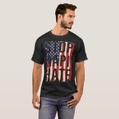 Stop AAPI Hate, Stop Asian Hate Flag T-Shirt (Vorne ganz)