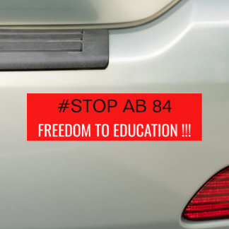 STOP AB 84 AUTOAUFKLEBER