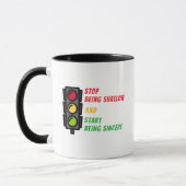 "Stop Being Shallow" Mug Tasse (Links)