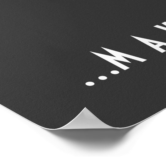 STOP beschweren_Ein Unterscheidungspaket machen Poster (Ecke)