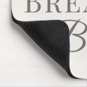 Stop Breathe Begin – Mindvolle Desktop-Erinnerung Mousepad (Ecke)