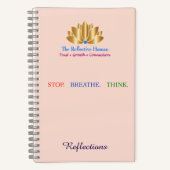 Stop Breathe Think Tagebuch Notizblock (Vorderseite)