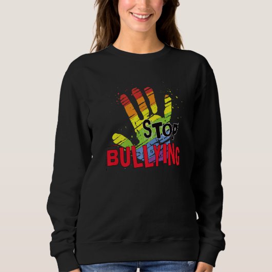 Stop Bullying Awareness Anti Bully Equality Matchi Sweatshirt (Vorderseite)