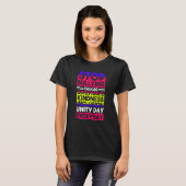 Stop Bullying Choose Acceptance Kindness Inclusion T-Shirt (Vorne ganz)
