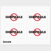 Stop Chemtrails Aufkleber (Blatt)